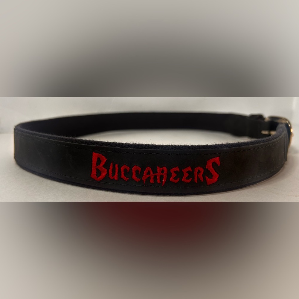 Zep Pro Buccaneers Belt. 34. Made in USA. Brass Buckle